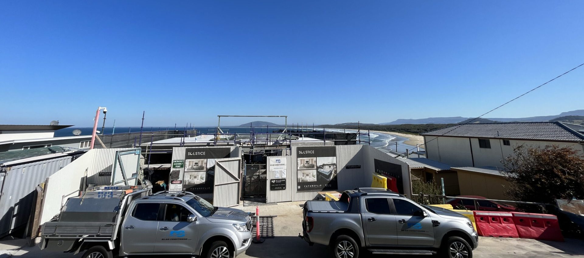 Geothermal works at Gerroa